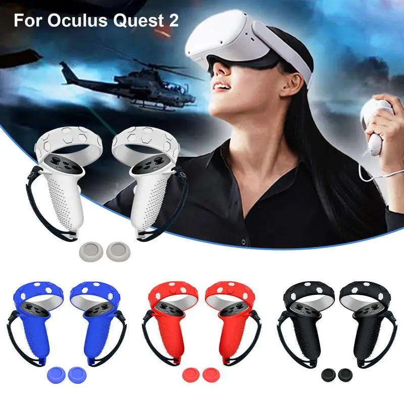 

Защитный чехол виртуальной реальности для геймеров Oculus Qu-est 2 VR Touch, чехол для геймеров с ремешком и ручкой, хорошие аксессуары виртуальной реальности