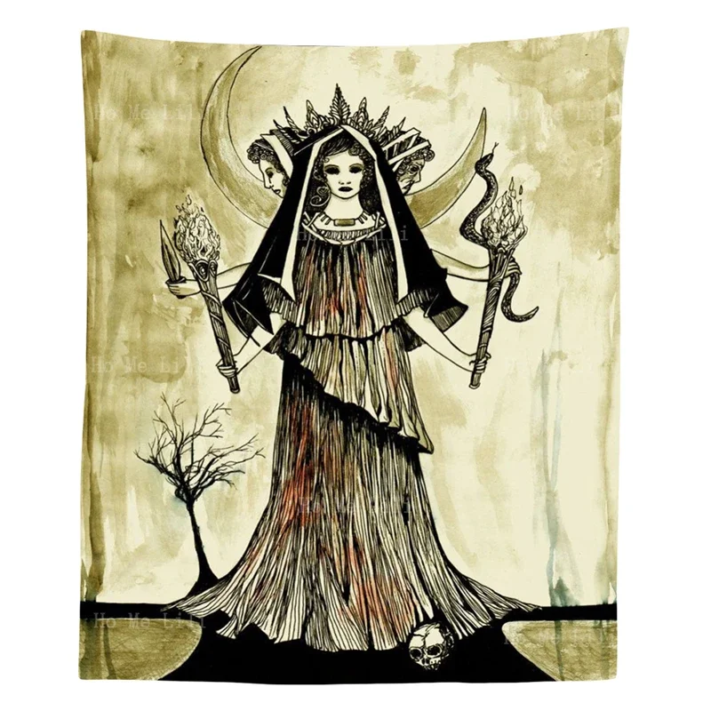 Волшебная Геката Богини с тремя гранями Древняя религия Колдовство Ночь