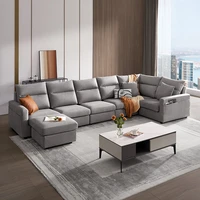 simple modern technology cloth sofa light luxury small and medium sized cloth sofa living room furniture