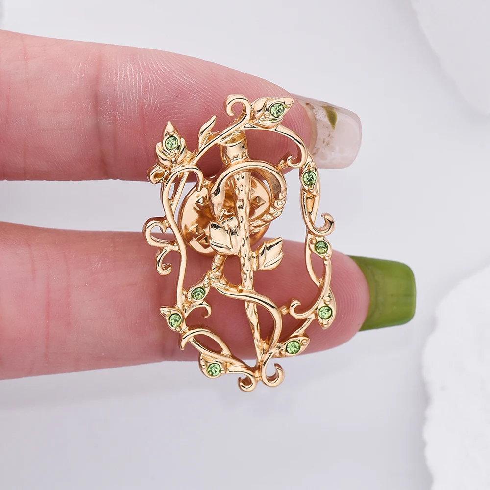 Змеиная брошь в виде змеи для персонала булавка будки значок медицинского