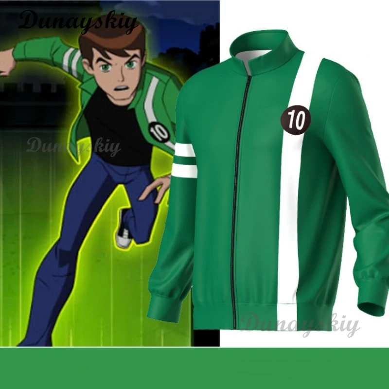 Бен Теннисон 10 костюм для косплея маскировка детей куртка мальчиков и девочек