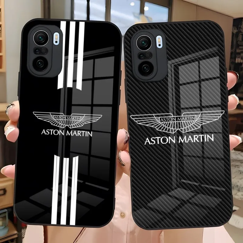 

Aston Martin Sport Car Phone Case Glass Design For Xiaomi Redmi Note 13 10 10T 11i 11T 11 9 8 11S Poco X3 M4 F3 Pro Covers