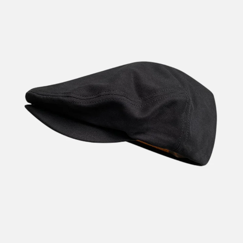 

High Quality Men Fashion Flat Cap Spring Autumn Black Breathable Beret Cabbie Hat Britain Style Men Berets Painter Cap