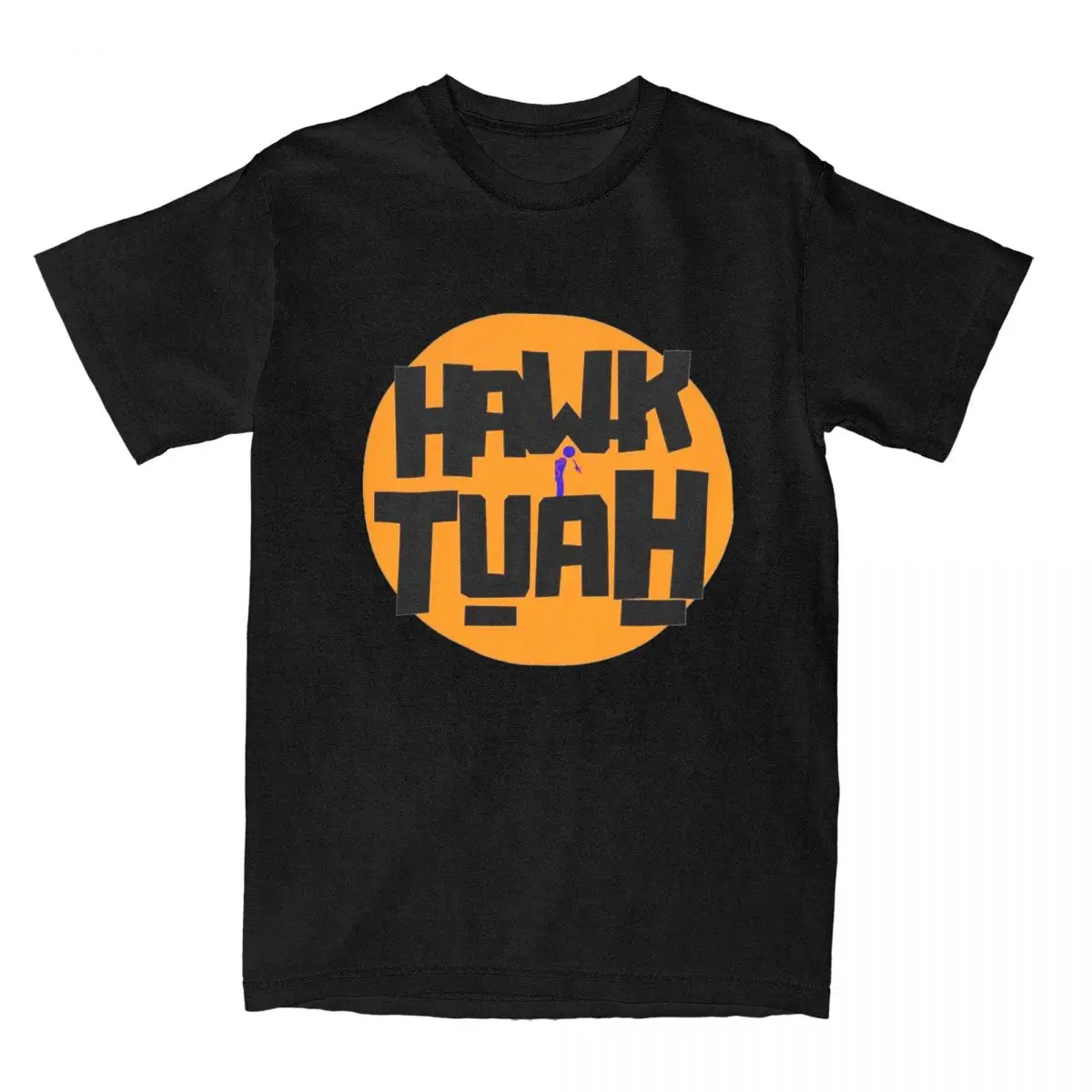 Футболка Haikyuu забавная хлопковая футболка с надписью Hawk Tuah 24 плюсом на Тане