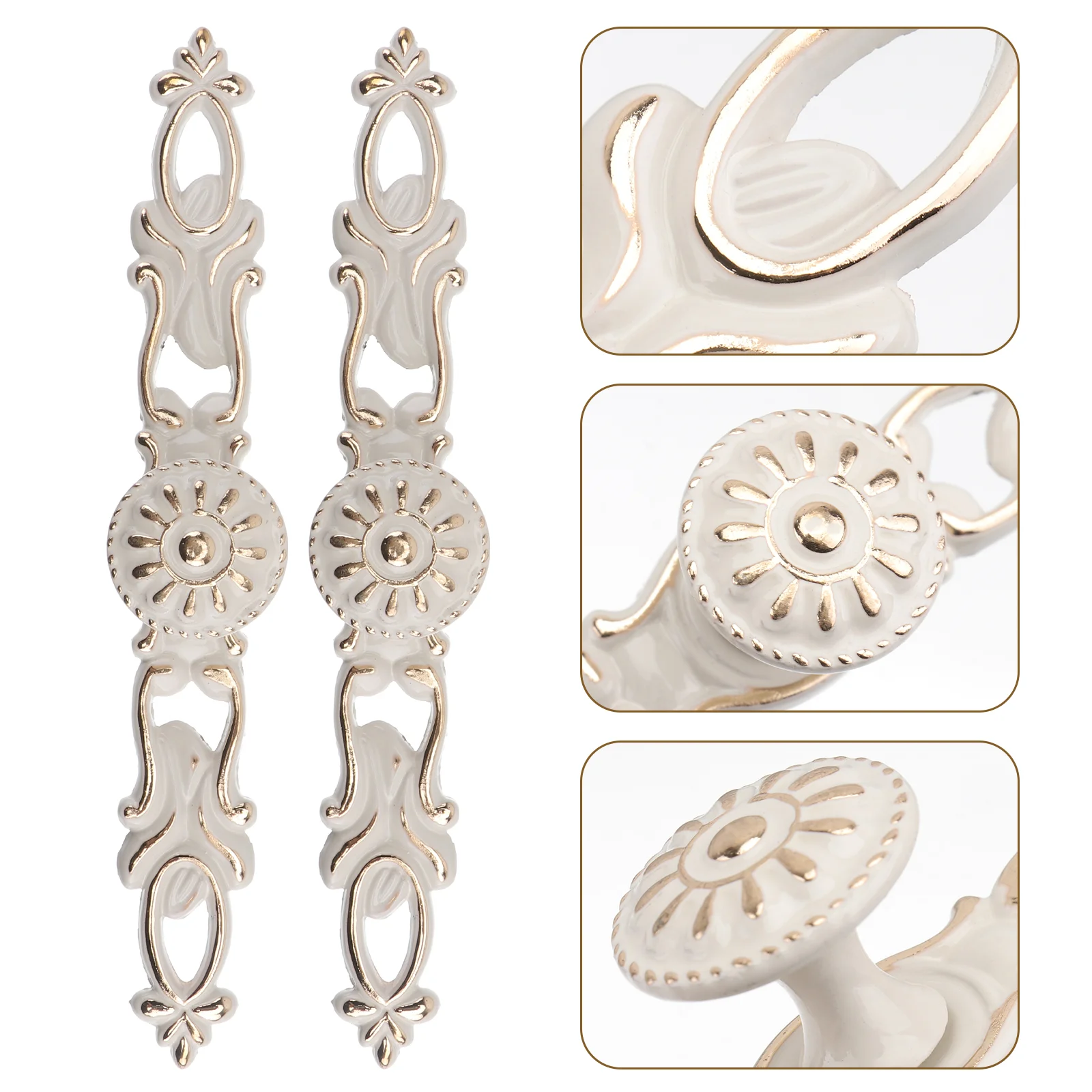 

2 Pcs Delicate Door Handles Cabinet Decor Cabinet Pulls Drawer Handles Cabinet Handle Cabinet Door Dresser Drawer Pulls