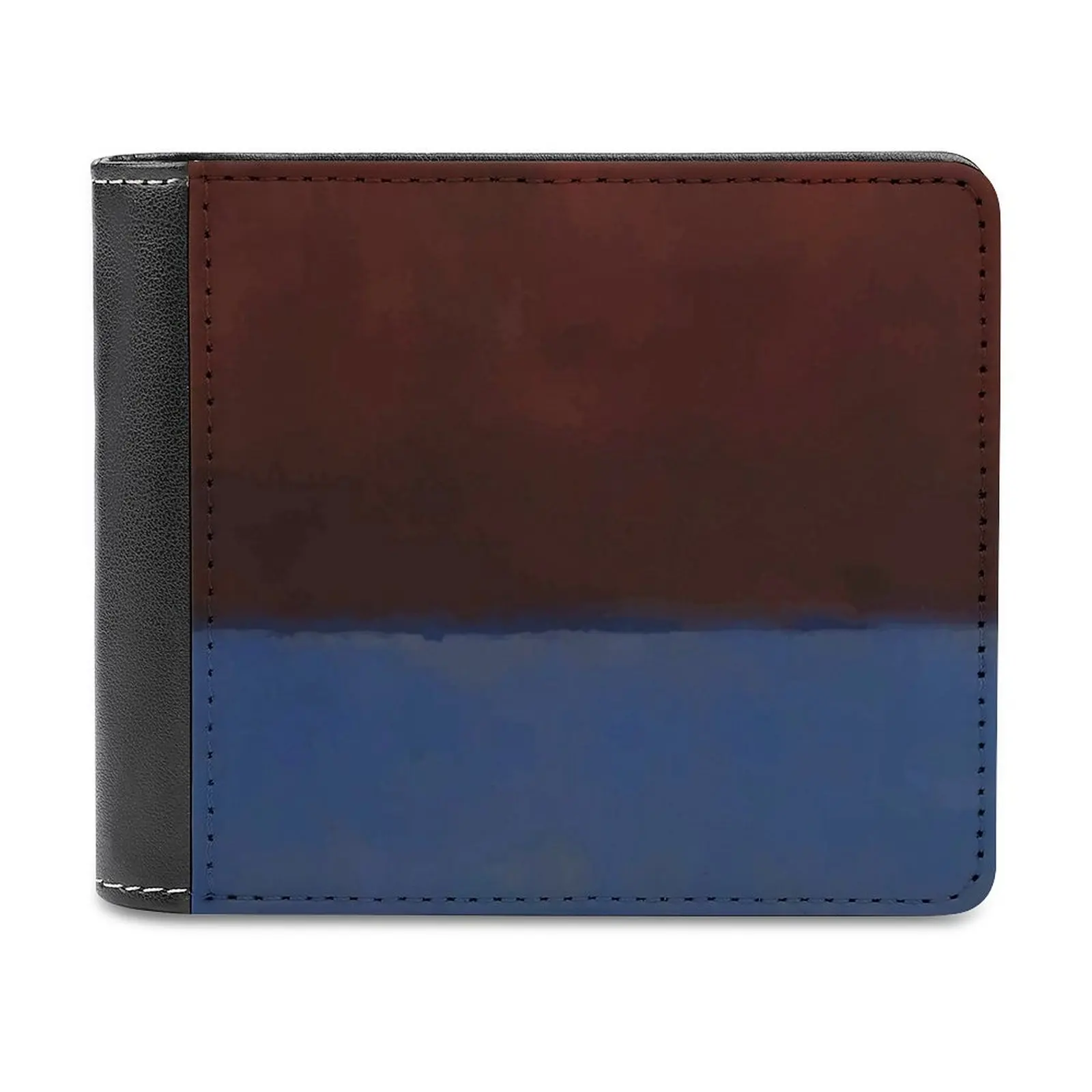 

Mark Rothko No. 61 Rust And Blue Men Wallet Pu Leather Short Male Purses Credit Card Wallet For Men Money Bag Mark Rothko Mark