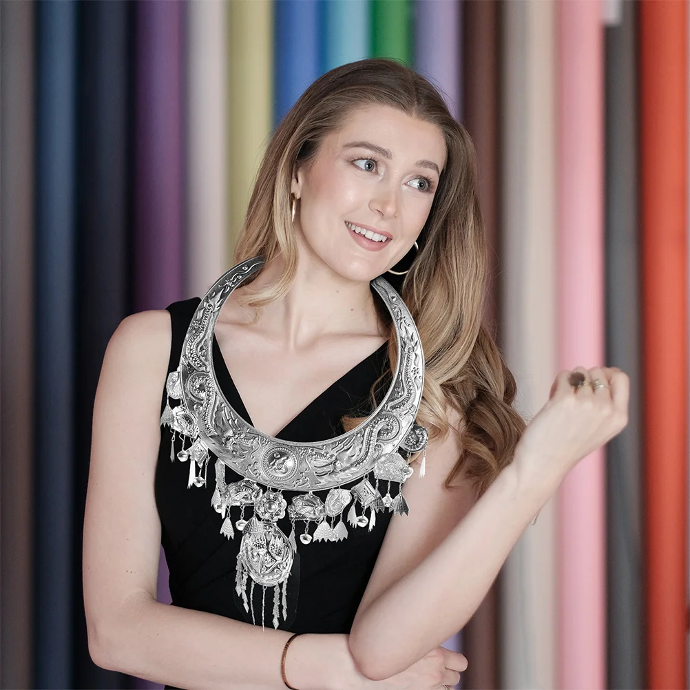 Chinese Ethnic Style Necklace Collar Necklace Performance Costume Accessory