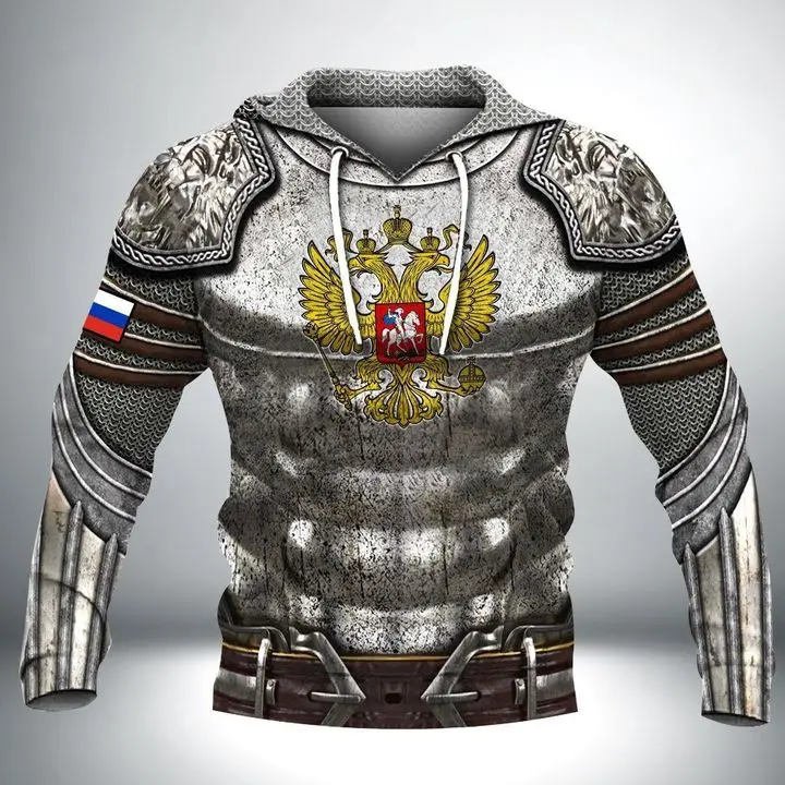 

Толстовка мужская с эмблемой России, пуловер с капюшоном и принтом российского флага, свитер с капюшоном, уличная Толстовка в стиле Харадзюку, новинка 2023