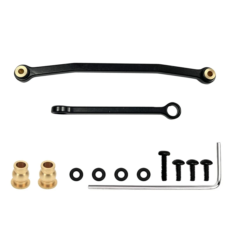 

For FMS FCX24 Metal Steering Rods Tie Links 1/24 RC Crawler Car Upgrades Parts Accessories