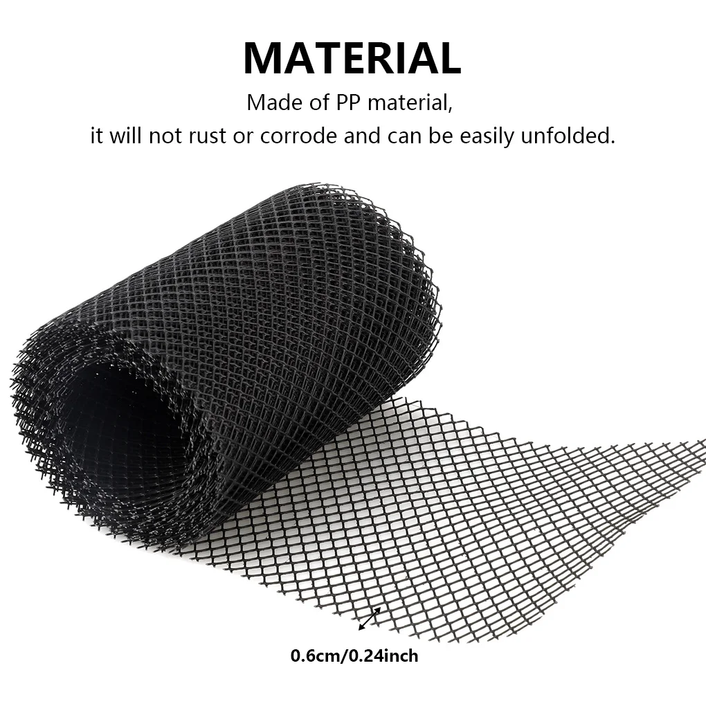 

Roof Garden Balcony Gutter Protector Anti-clogging Guard Reduce Overflow Blockage Stopper Mesh Cover Filter Net 18cmx8m