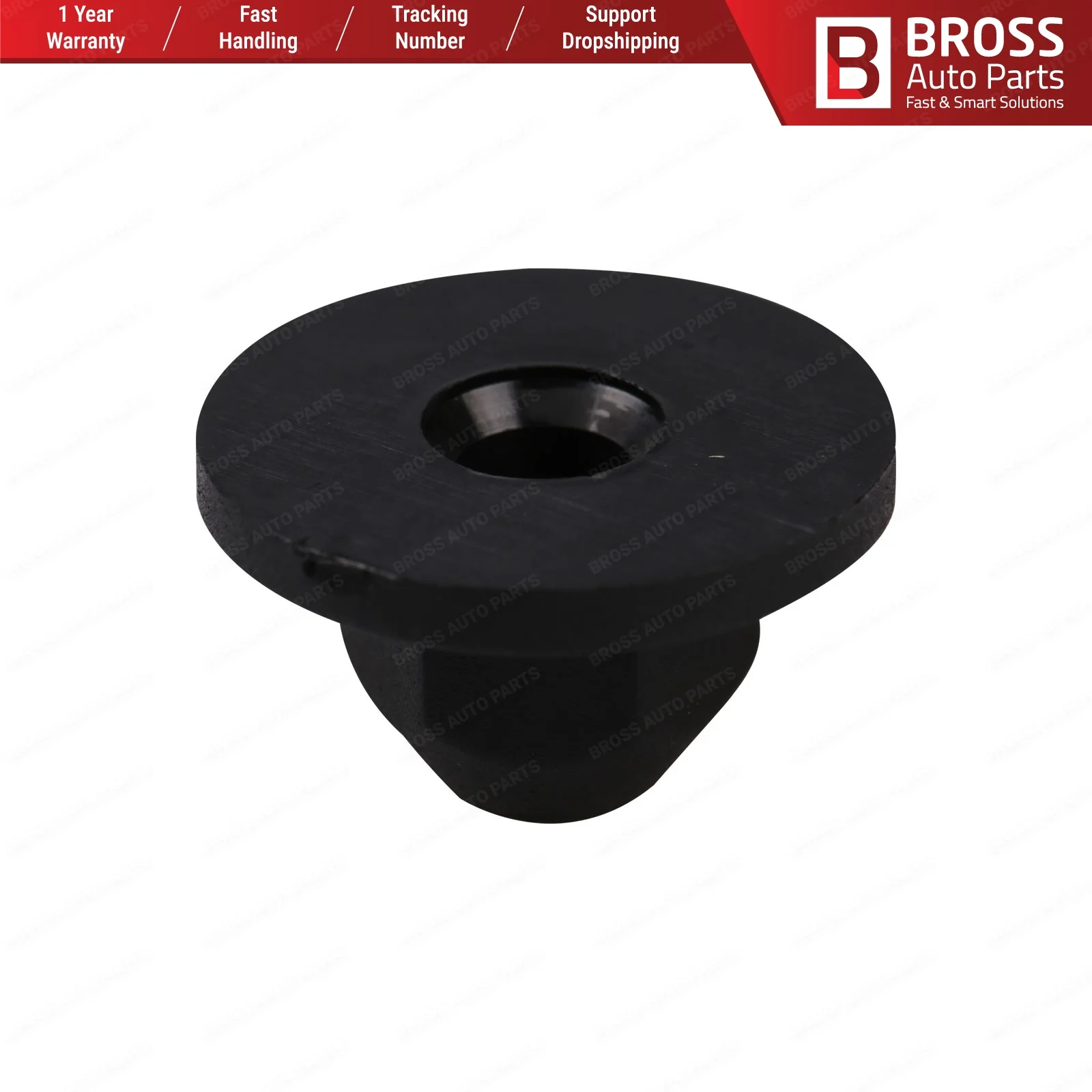 

10 Pieces Moulding Nylon Flange Nut for VW Audi:171-201-969