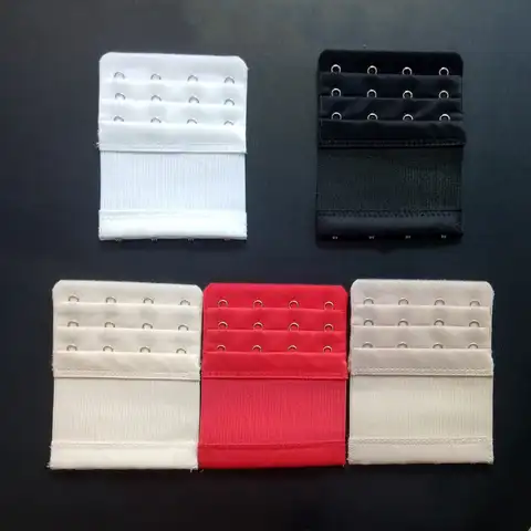 1PC Bra Extenders Strap Buckle Extension 3 Rows 3 Hooks Clasp Straps Bra Strap Extender Sewing Tool Women Intimates Accessories