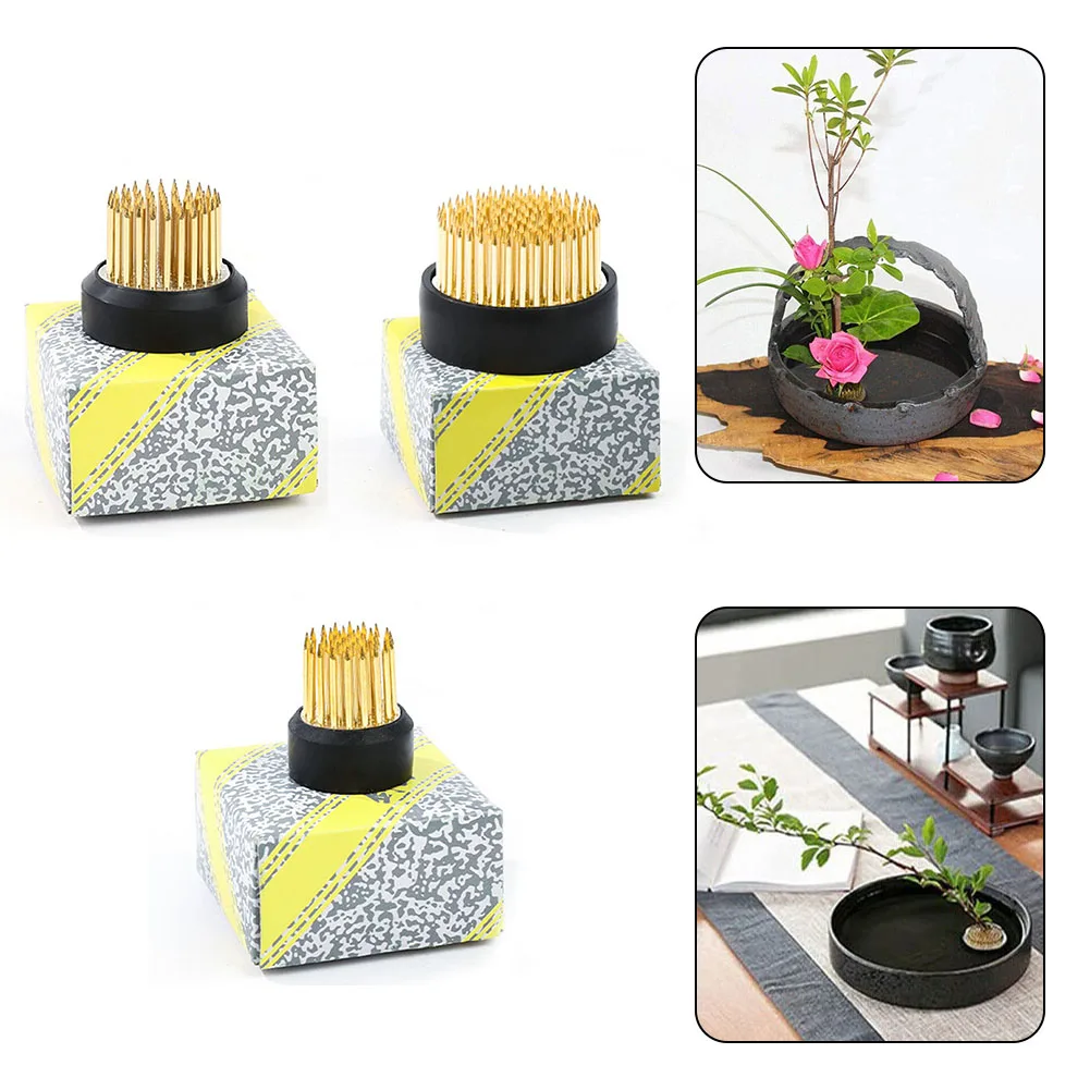 Круглая подставка для цветов Ikebana Kenzan фиксирующая лягушка фиксирующий