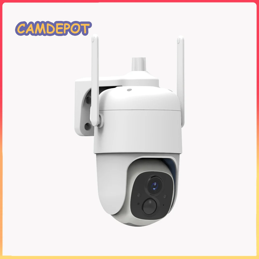 

IP-камера купольная с аккумулятором PTZ, 1080P, с ночным видением