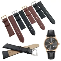soft genuine leather watch band simple brown black 8 24mm watch straps replacement wrist strap new women men watchbands bracelet