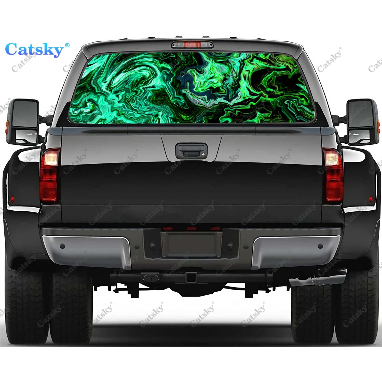 

Абстрактные автомобильные наклейки для заднего стекла и графические наклейки для заднего стекла для грузовиков, автомобиля