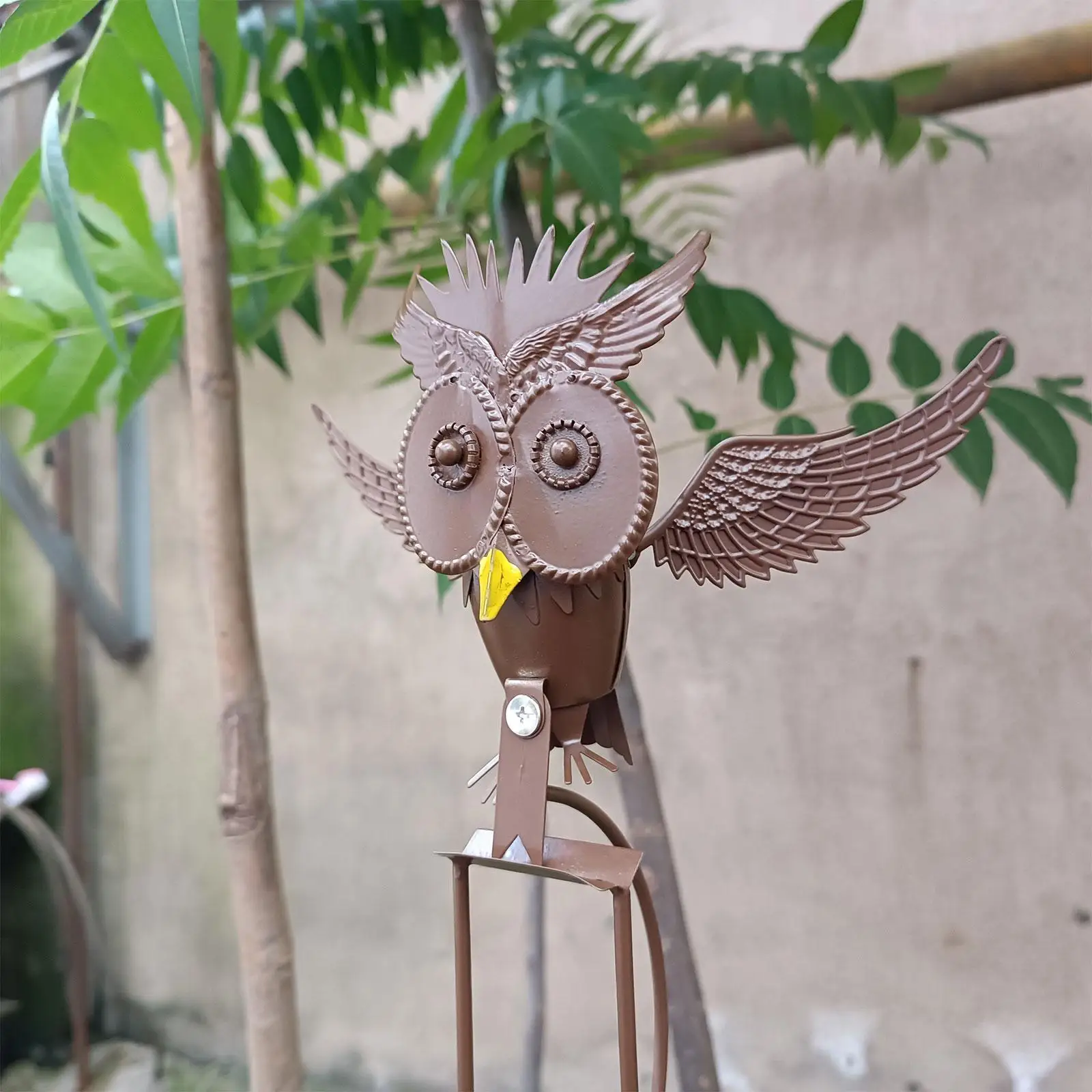 

Owl Outdoor Decorative Garden Art Outdoor Garden Pile Ornament