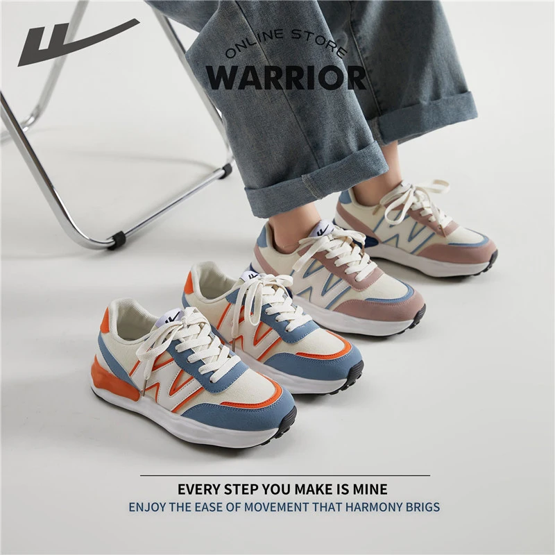 

Warrior Women Sneakers Zapatillas Mujer Light Flat Casual Shoes 2022 Fashion Vulcanize Luxury Breathable Sports Shoes