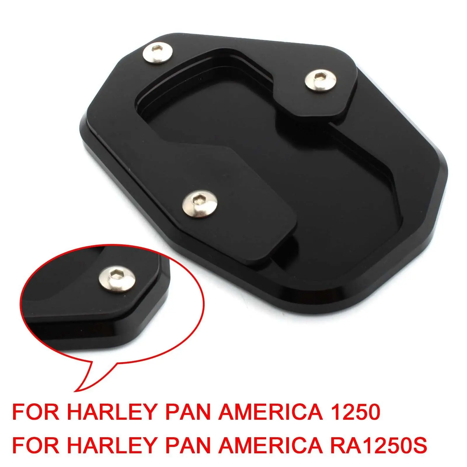 

ЧПУ с откидной ножкой, боковая подставка, черная, подходит для Harley pan America 1250 2021