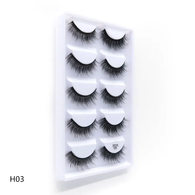 Ресницы Накладные из меха норки 5 пар |