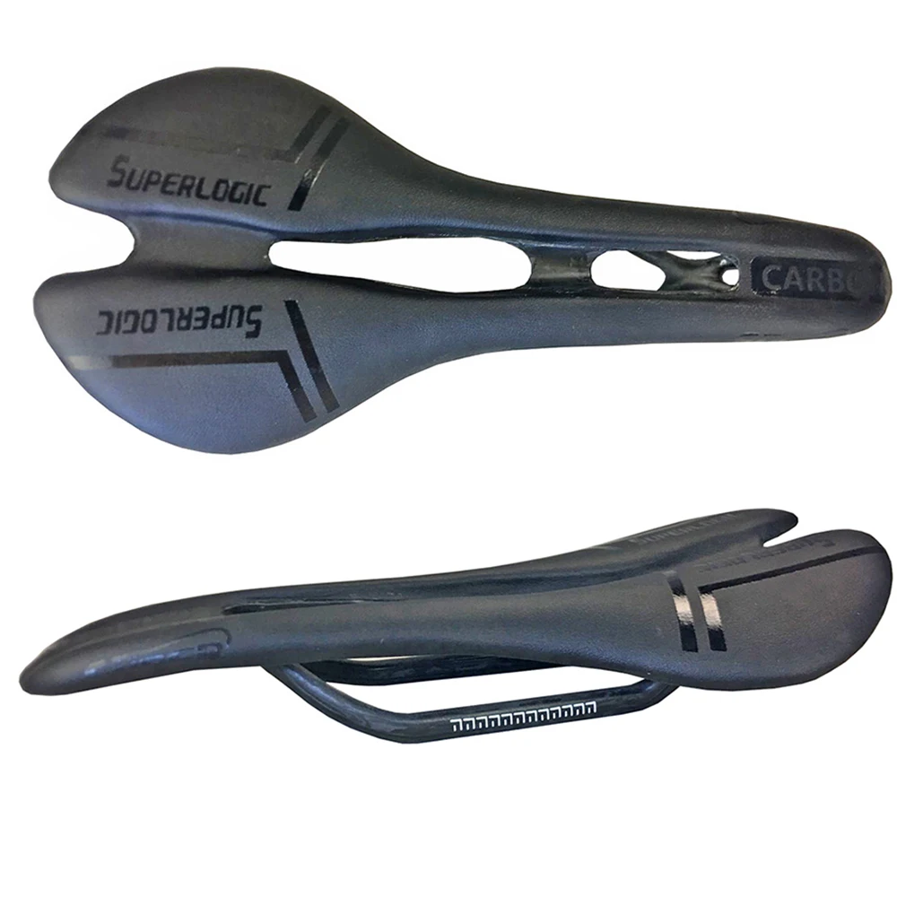 

Aerodynamic Notched Carbon Bike Saddle Light Thin Cycle Narrow Less Thickness Biker Cusion Power Bicycle Hollow Seat with Cutout