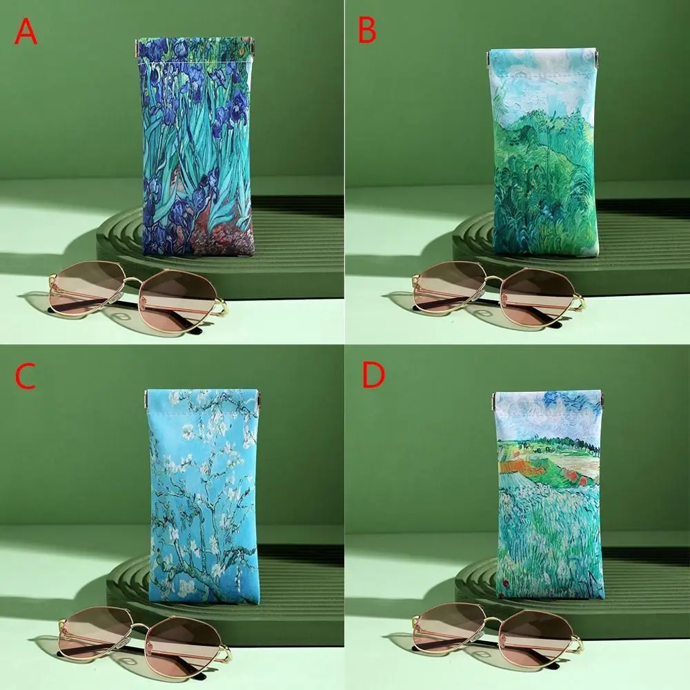 Футляр для очков женский из ПУ кожи портативный утолщенный чехол солнцезащитных