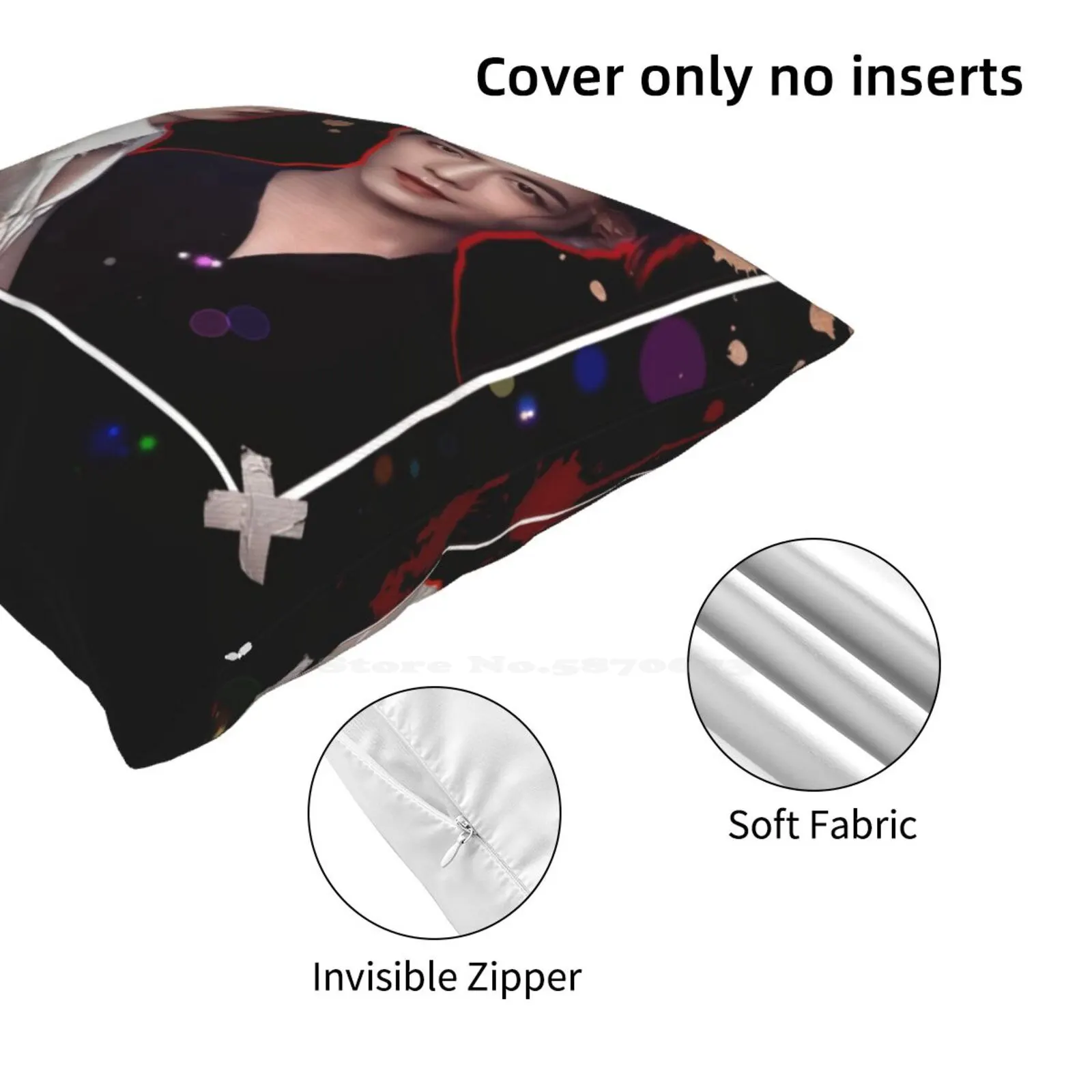 Забавная Милая декоративная квадратная наволочка Wang Yibo / Xiao Zhan Why R U The Series 2Gether