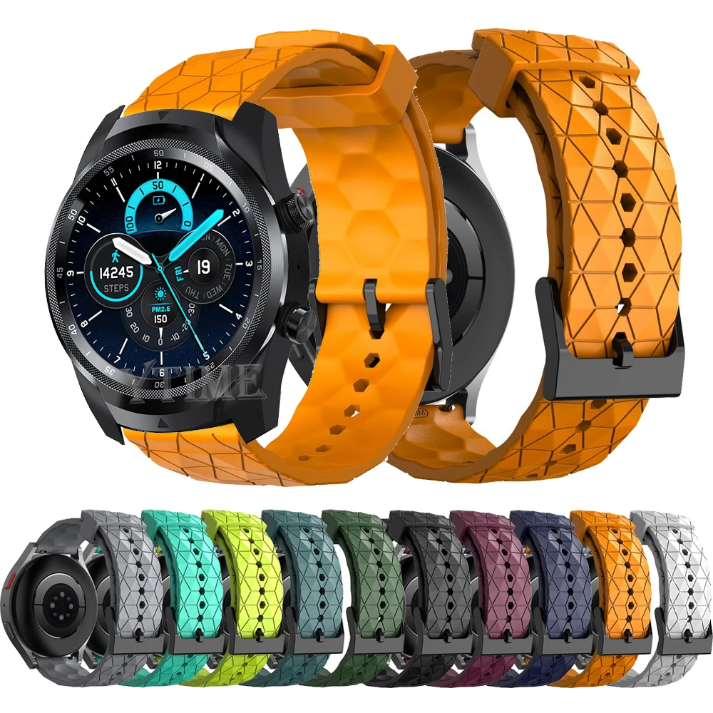 

Ремешок силиконовый для Ticwatch Pro X 2020 4G 3 LTE/GTX E2 S2, 22 мм