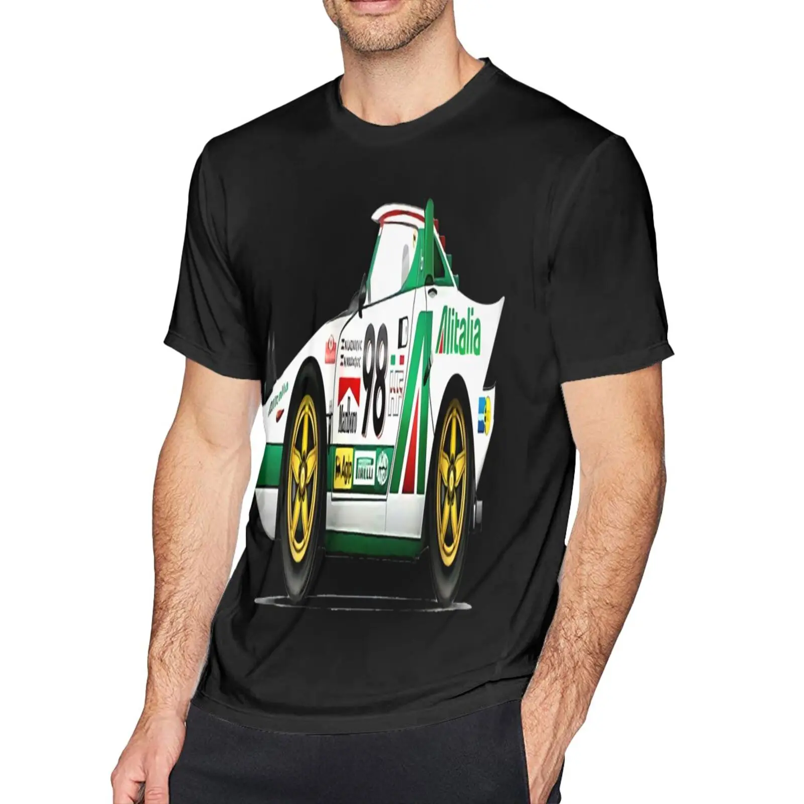 

Рубашка, вдохновленная Lancia Stratos Hf мужская футболка мужская одежда футболка гранж Мужская одежда Мужская Рубашка футболки для мужчин одежда