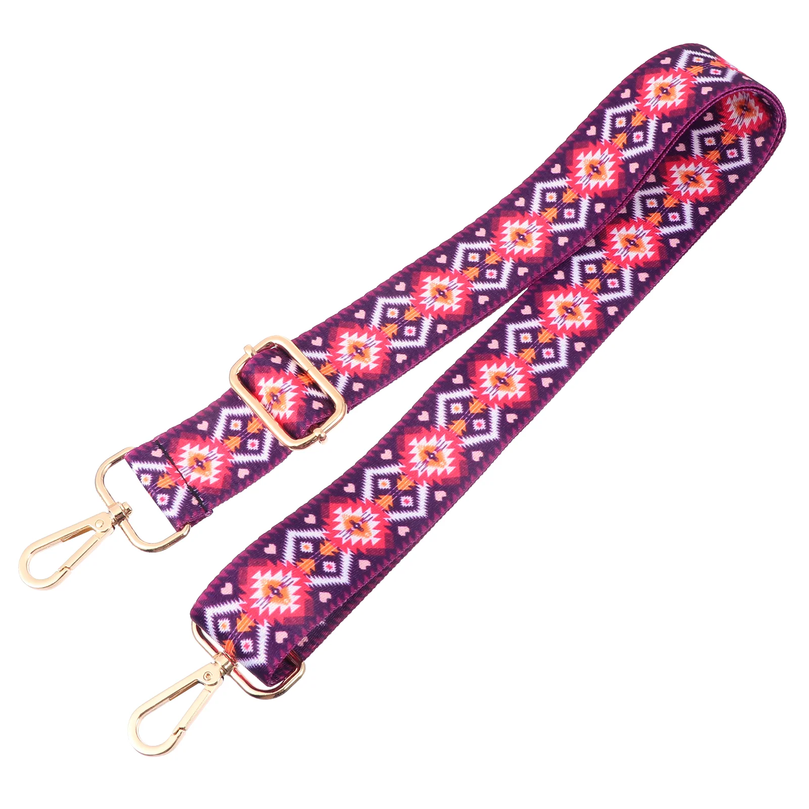 

Adjustable Handbag Strap Ethnic Purse Strap Replacement Polyester Crossbody Strap for Handbag Purse Wallet Clutch Crafts Making