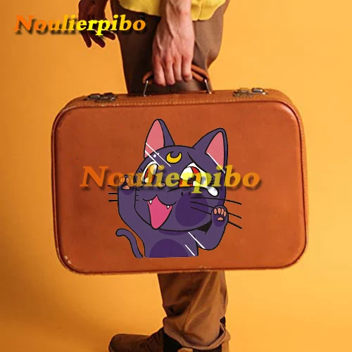 cute cartoon car sticker sailor moon cat luna hit glass pvc car motorcycle laptop office supplies mobile phone vinyl decal free global shipping