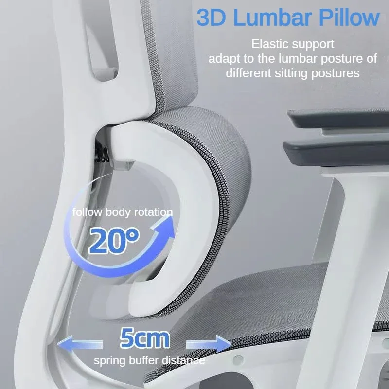 Эргономичное офисное сетчатое кресло Sillaa Gamer подъемное игровое с высокой спинкой