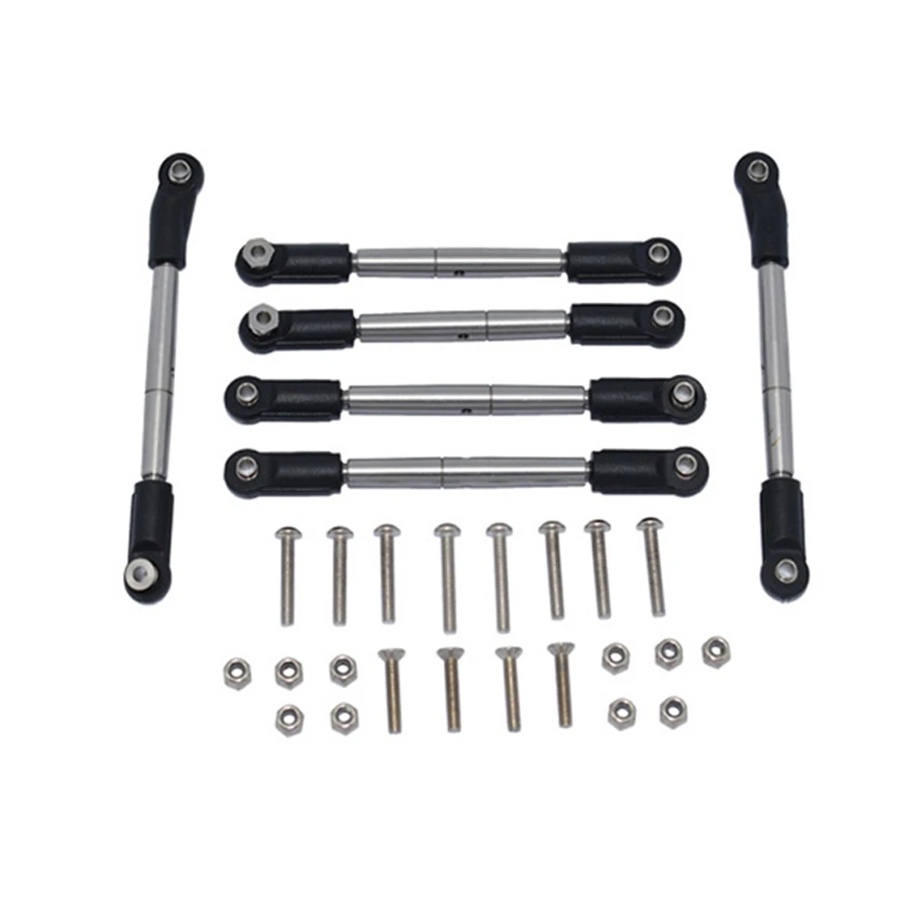 Фото Регулируемая рулевая тяга из нержавеющей стали для LOSI 1/10 LASERNUT TENACITY ULTRA 4, обновленные детали для радиоуправления, аксессуары №1