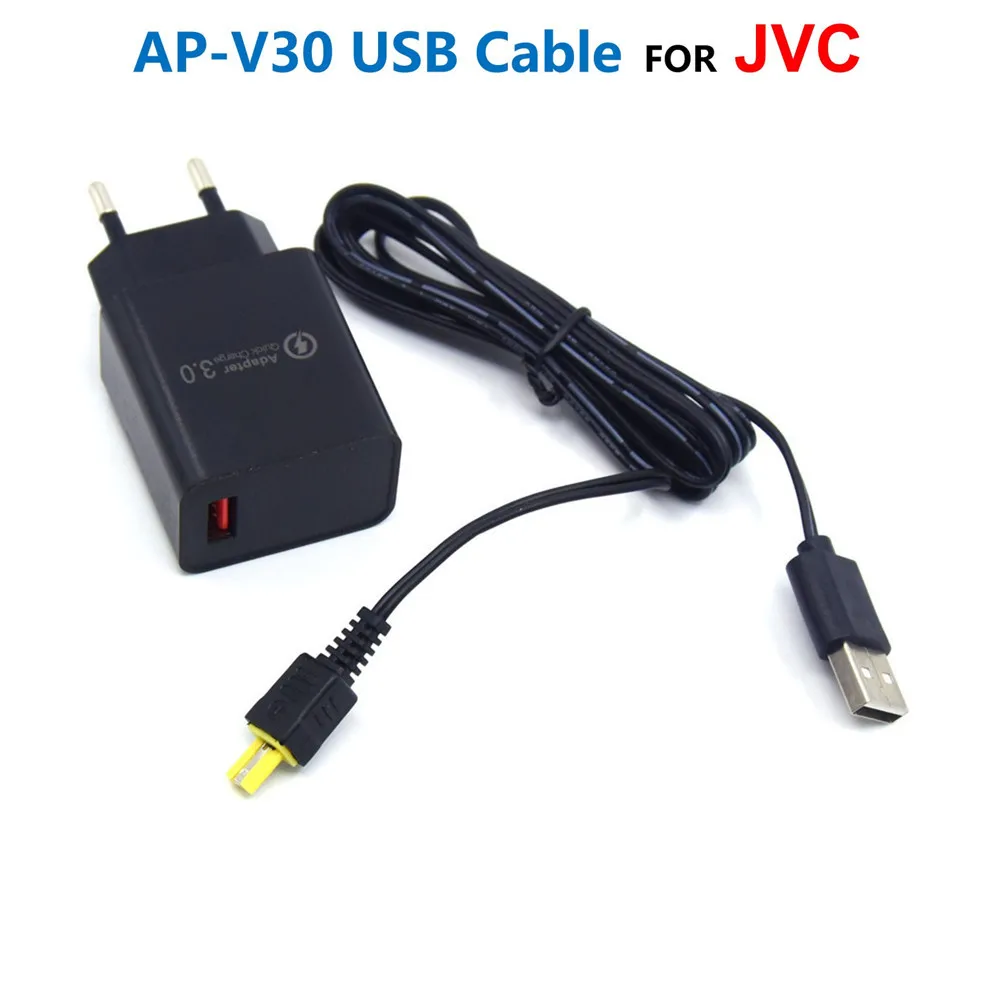 Внешний аккумулятор AP-V30 AP-V30U с USB-кабелем и зарядным адаптером для камеры JVC Everio DV Camcorder GZ HM300 HM320 HM330 HM334 HM335 HM340 HM