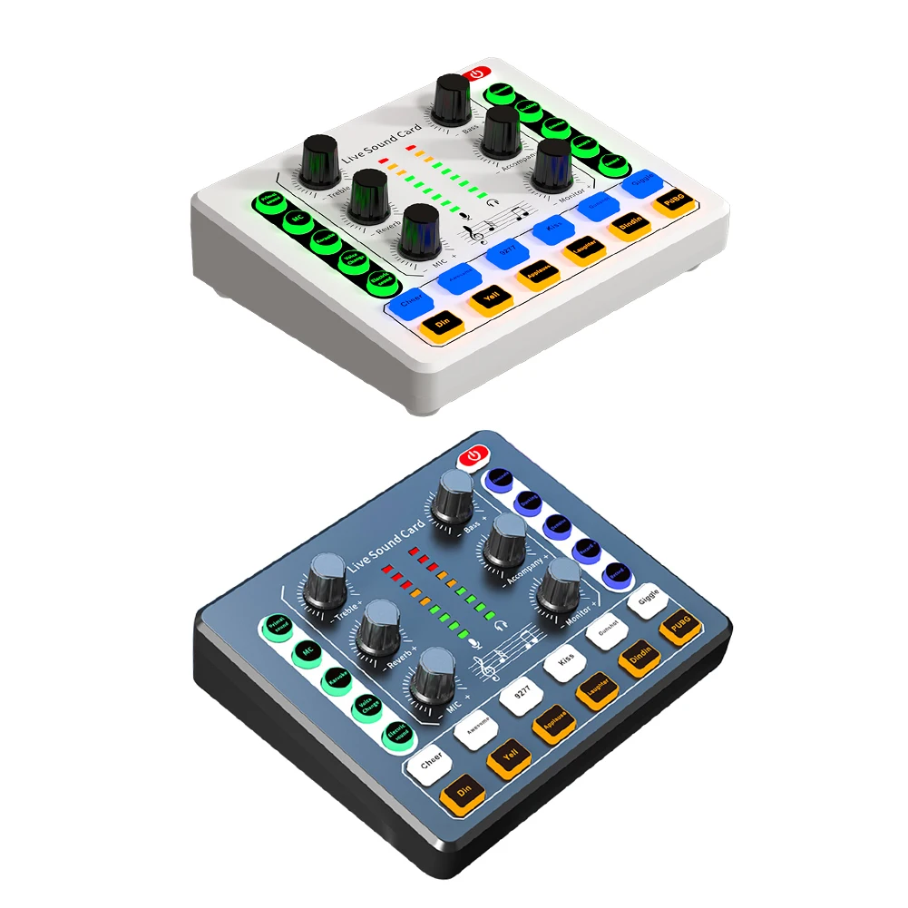 

Wireless External Mixer Sound Card Noise Reduction for Live Streaming Broadcast Podcasting PC Computer Music Studio