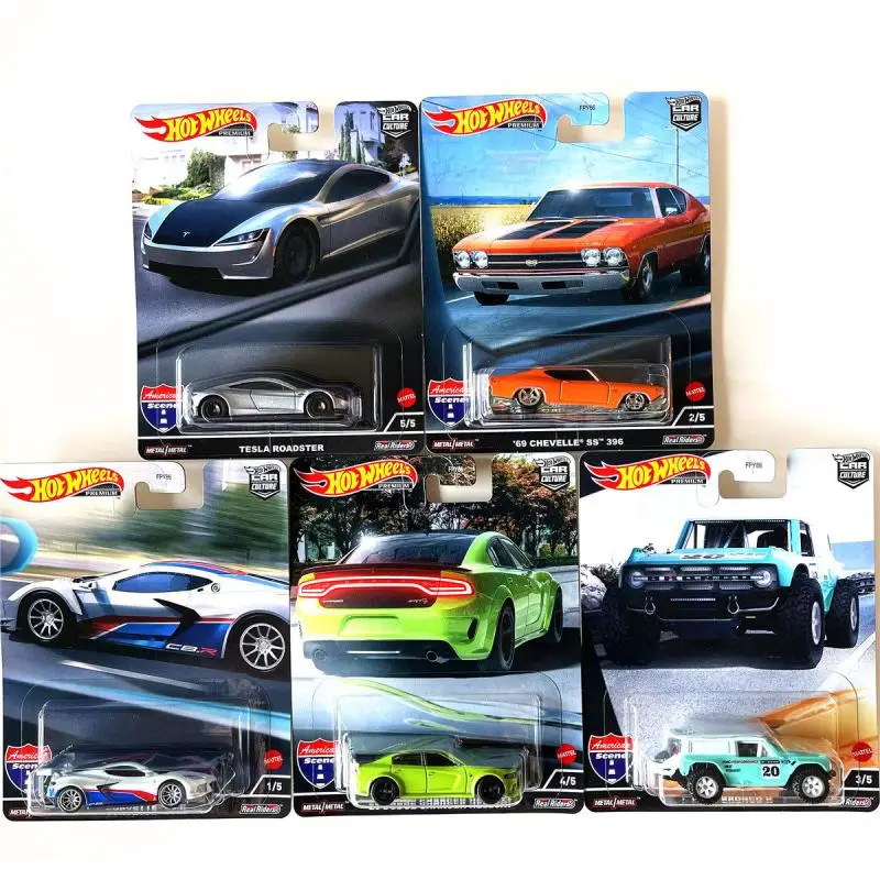 Фото Коллекционная модель автомобиля Hot Wheels Premium Car Culture American Scene Corvette C8.R Real Riders Metal/Metal FPY86 0/5, литая под давлением №1