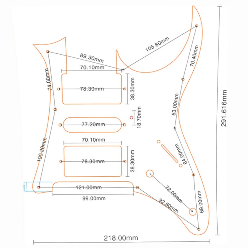 Запчасти для электрогитары Pleroo отличное качество MIJ Ibanez RG350 EXZ гитарная защита