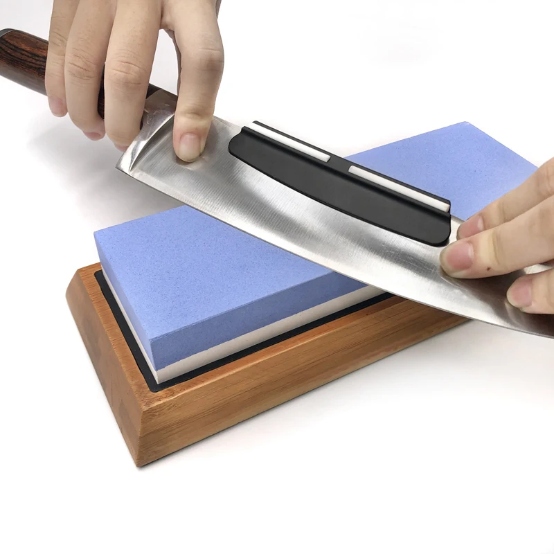 Sharpening Stone Knife Sharpener Grit 240-8000|# Correction Whetstone Angle guide Sharpeners stone Grinding Bamboo base | Дом и сад