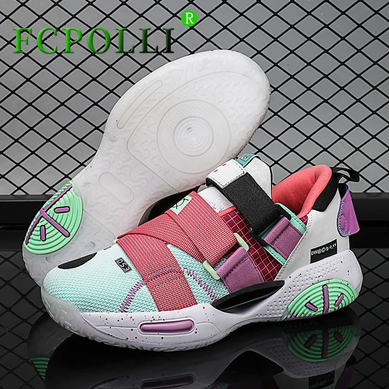 2022 New Arrival Basketball Shoes Men Women Outdoor Youth Gym Basketball Boots Anti Slip Boy Sport Shoes Basketball Sneakers Kid