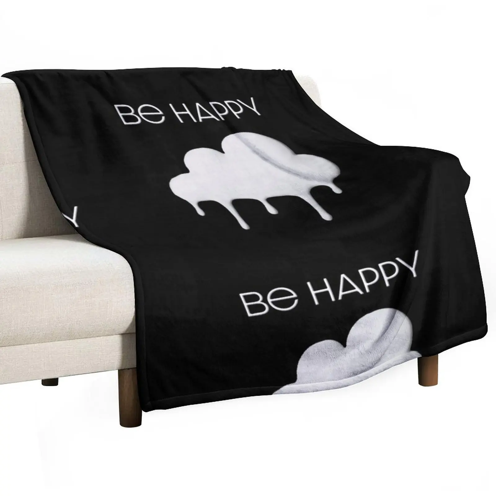 Dixie Damelio - будь счастливым облаком (логотип + название) | Charli Hype House Tiktok пледы