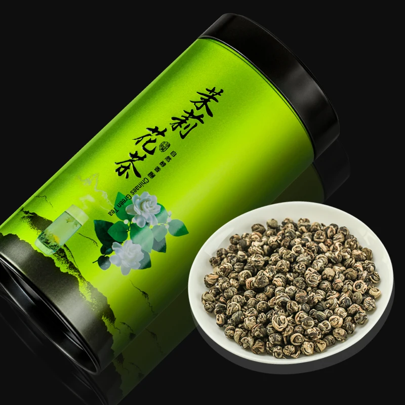 

Жемчужный китайский чай из жасмина 250 г, жемчужные цветочные шарики из зеленого жасмина премиум-класса без чайника