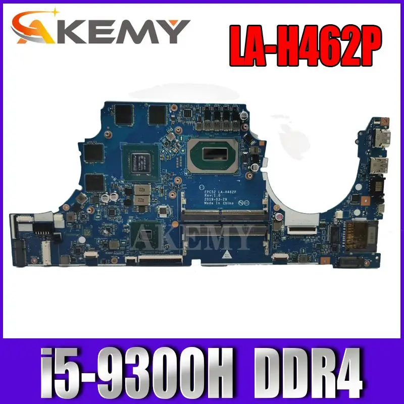 

Akemy FPC52 LA-H462P For HP Pavilion 15-DK 15T-DK Laptop Motherboard With i5-9300H CPU N18P-G0-MP-A1 GPU DDR4 100% fully tested
