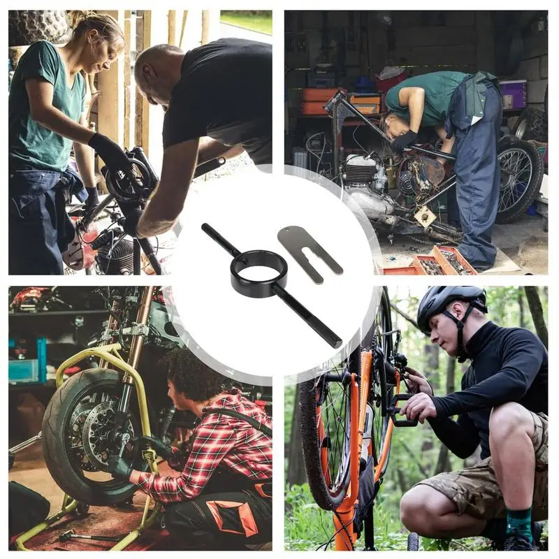 Sprężarka sprężyny przedniego widelca motocykla Aluminiowa sprężarka motocyklowa do naprawy Warsztat konserwacyjny w domu