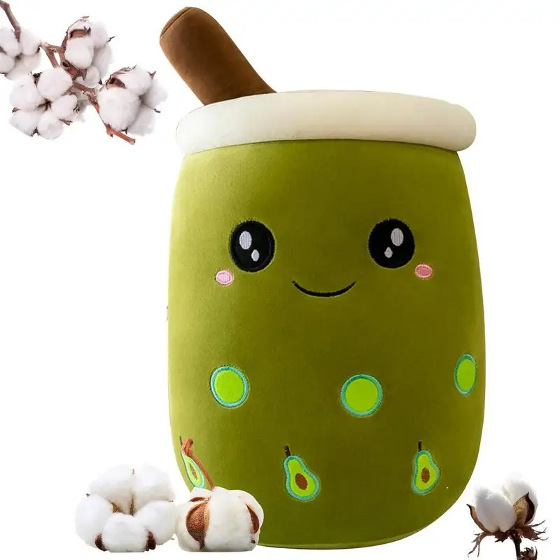 

Пузырьковая чайная плюшевая подушка Boba, плюшевая пузырьковая чайная плюшевая подушка, игрушка, милая мультяшная чашка с присосками, мягкая ...