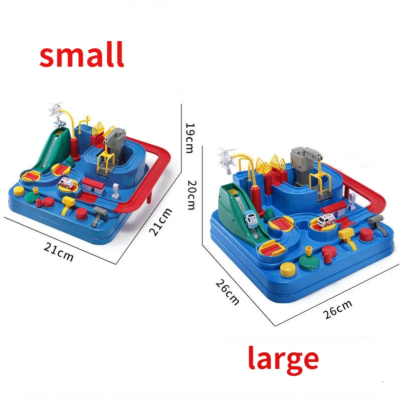 

Racing Rail Car Model Racing Educational Toys Children Track Car Adventure Game Brain Game Mechanical Interactive Train Toy