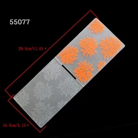plastic embossing folders flowers background template for diy scrapbooking crafts making photo album card holiday decoration