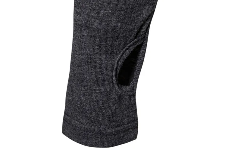 Men's New T-Shirts Long Sleeves Men's Solid Color Sweatshirts Skull Masked Shirts Fried Street Hoodie Mens Black Grey Asian Size