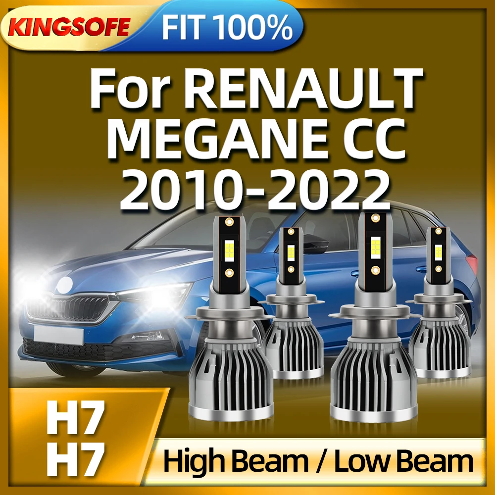 

Автомобильная лампа KINGSOFE 2010 лм, лампа для передних фар автомобиля H7 для RENAULT MEGANE CC 2011 2012 2013 2014 2015 2016 2017 2018 2019-2022