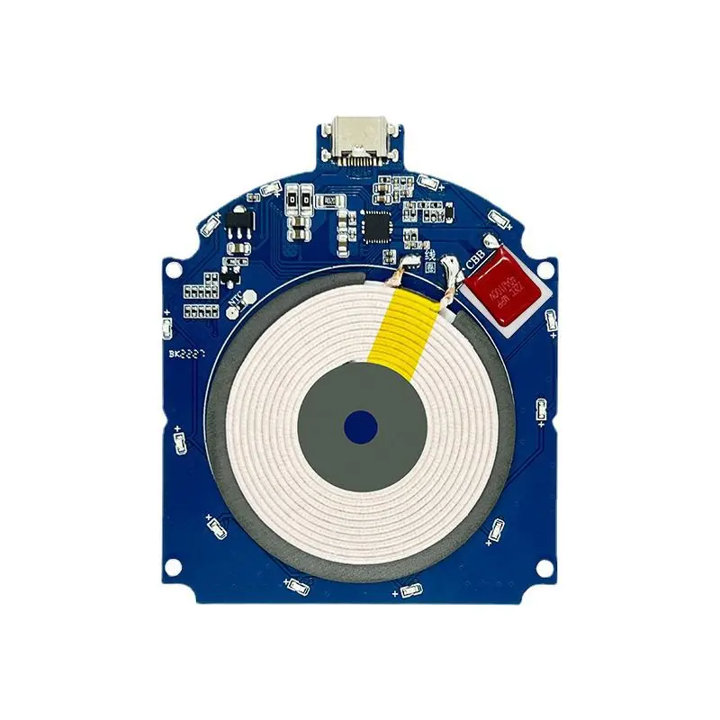 

Wireless charging module compatible with 5W10W15W mobile phone fast charging PCBA wireless transmission circuit board