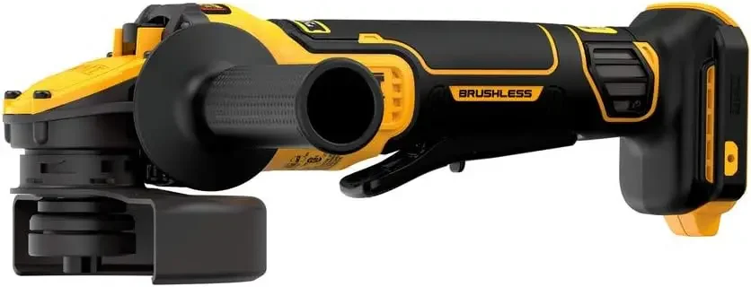 Фото DEWALT FLEXVOLT ADVANTAGE 20 В MAX* Угловая шлифовальная машина, лопастной переключатель, от 4 до 1/2 дюйма до 5 дюймов, только инструмент (DCG416B) №5